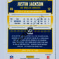 Justin Jackson - Los Angeles Chargers 2018 Panini Donruss Optic Green Velocity Parallel RC Rookie #111