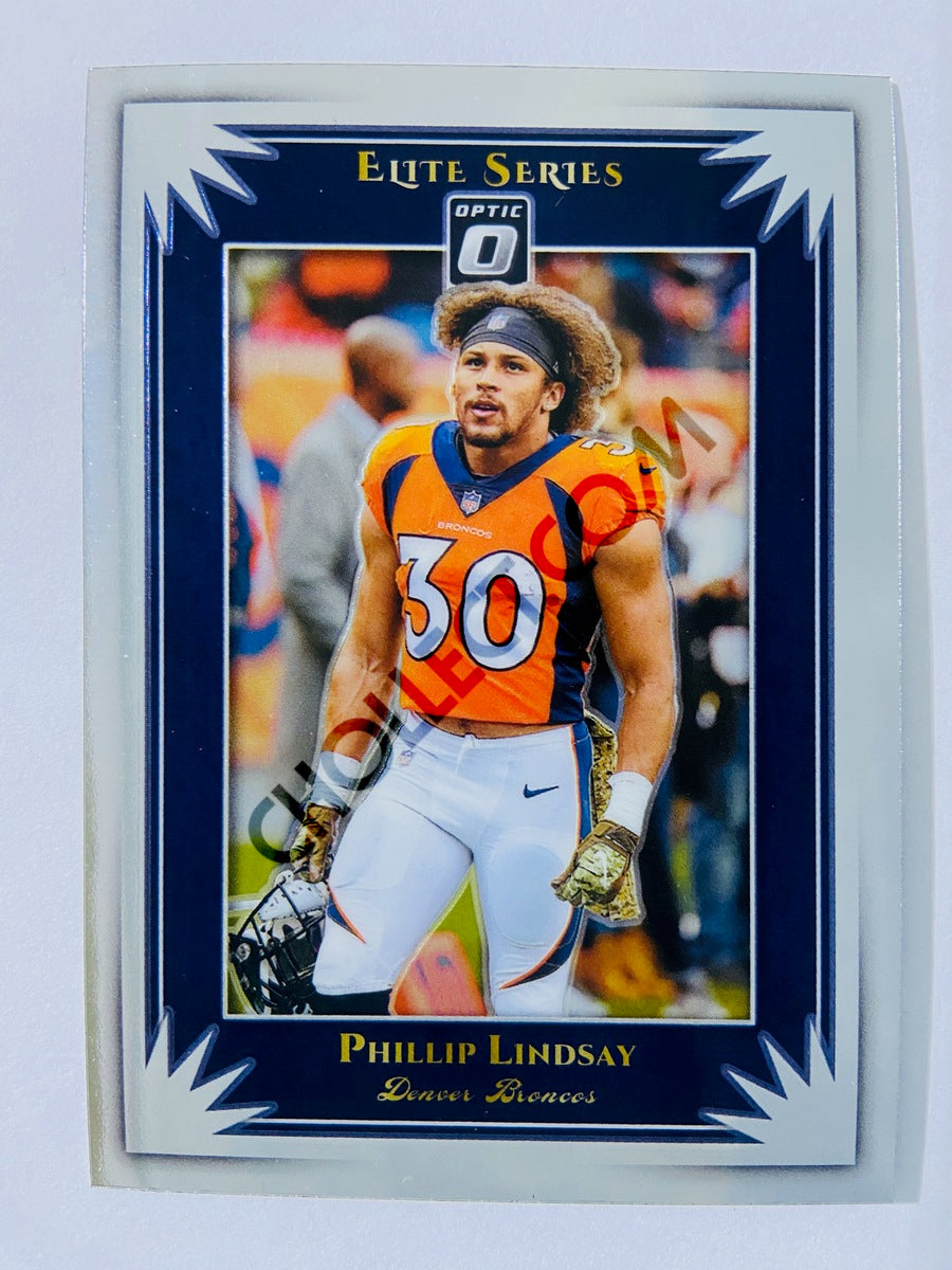 Phillip Lindsay - Denver Broncos 2019 Panini Donruss Optic Elite Series Insert #ES-16