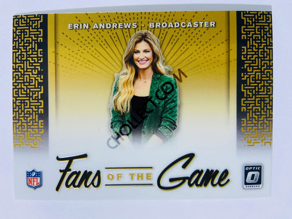 Erin Andrews - Broadcaster 2019 Panini Donruss Optic Fans of the Game Insert #1