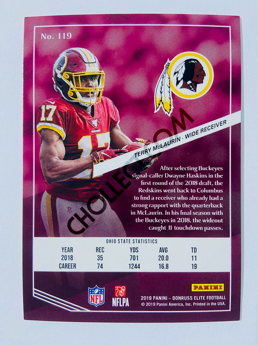 Terry McLaurin - Washington Redskins 2019 Panini Donruss Elite #119 RC Rookie /699