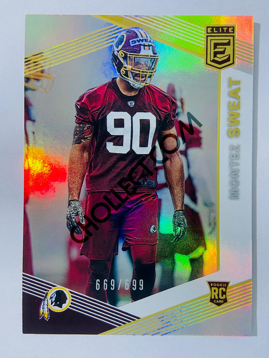 Montez Sweat - Washington Redskins 2019 Panini Donruss Elite #184 RC Rookie /699