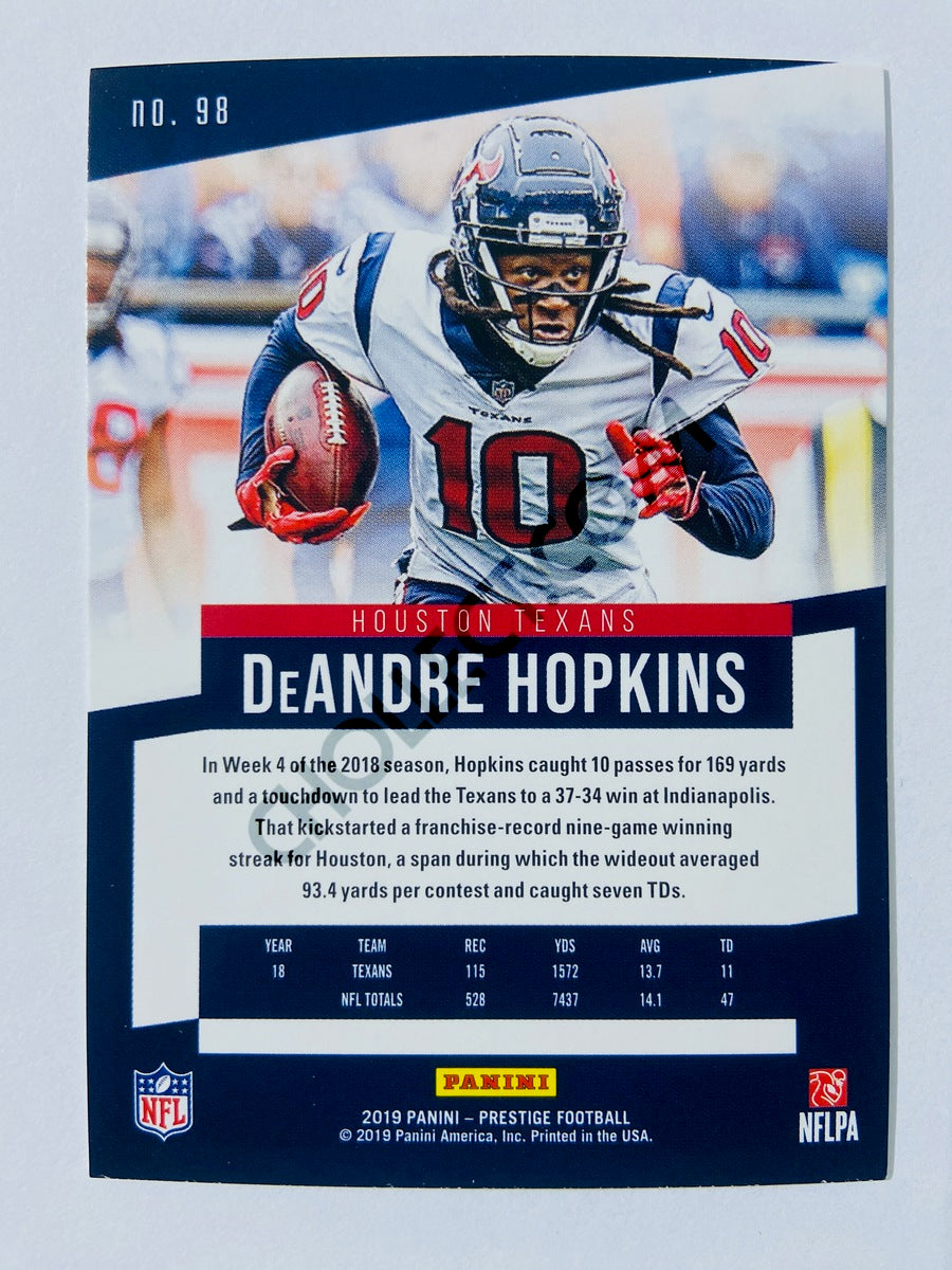 DeAndre Hopkins - Houston Texans 2019 Panini Prestige RC Rookie #98