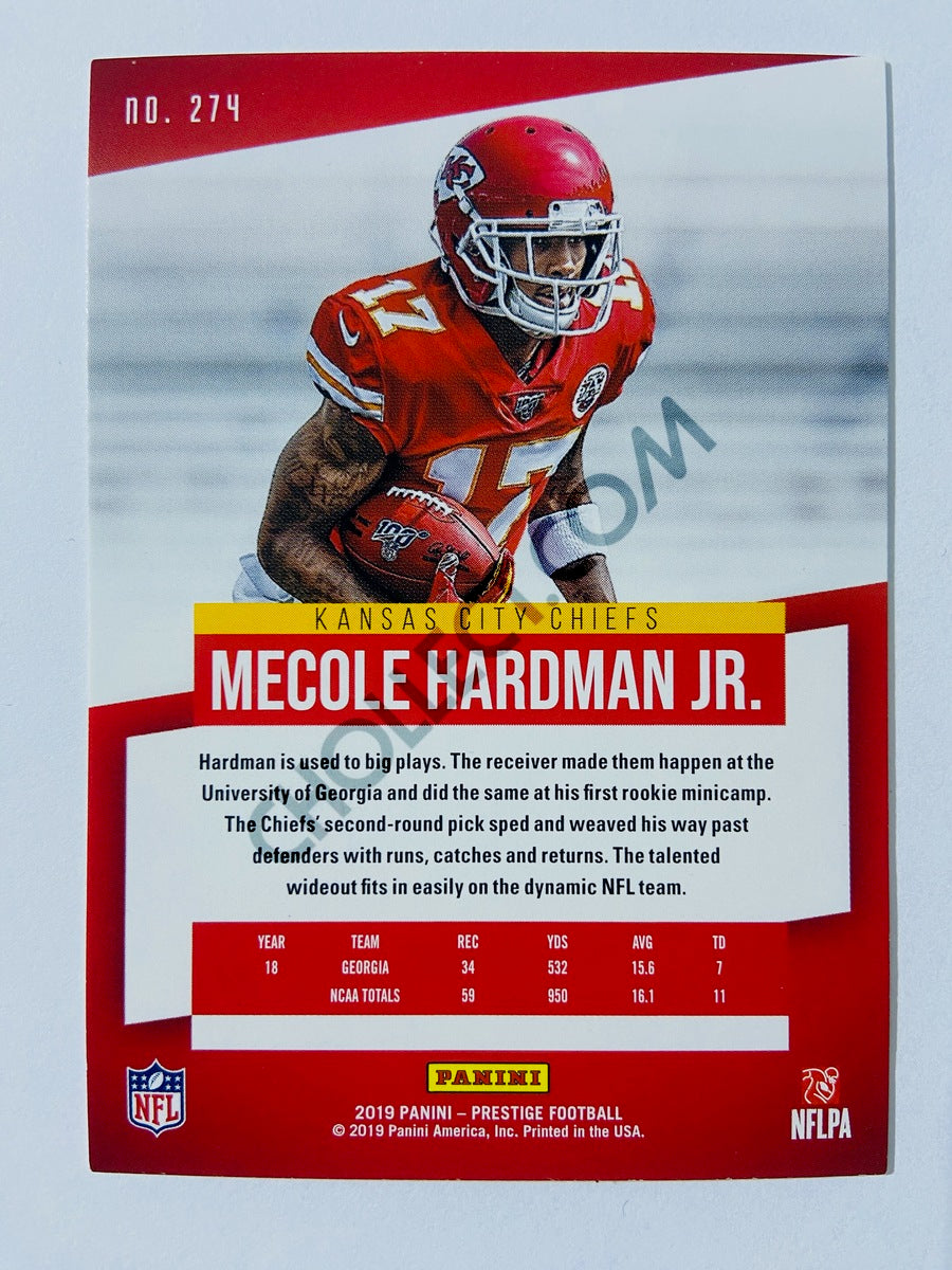 Mecole Hardman Jr. - Kansas City Chiefs 2019 Panini Prestige RC Rookie #274