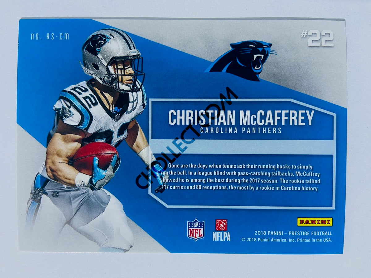 Christian McCaffrey - Carolina Panthers 2018 Panini Prestige Rising Stars RS-CM #22