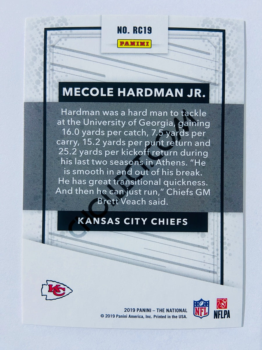 Mecole Hardman Jr. - Kansas City Chiefs 2019 Panini The National #RC19 RC Rookie 237/299