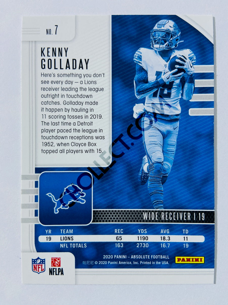 Kenny Golladay - Detroit Lions 2020-21 Panini Absolute Football #7