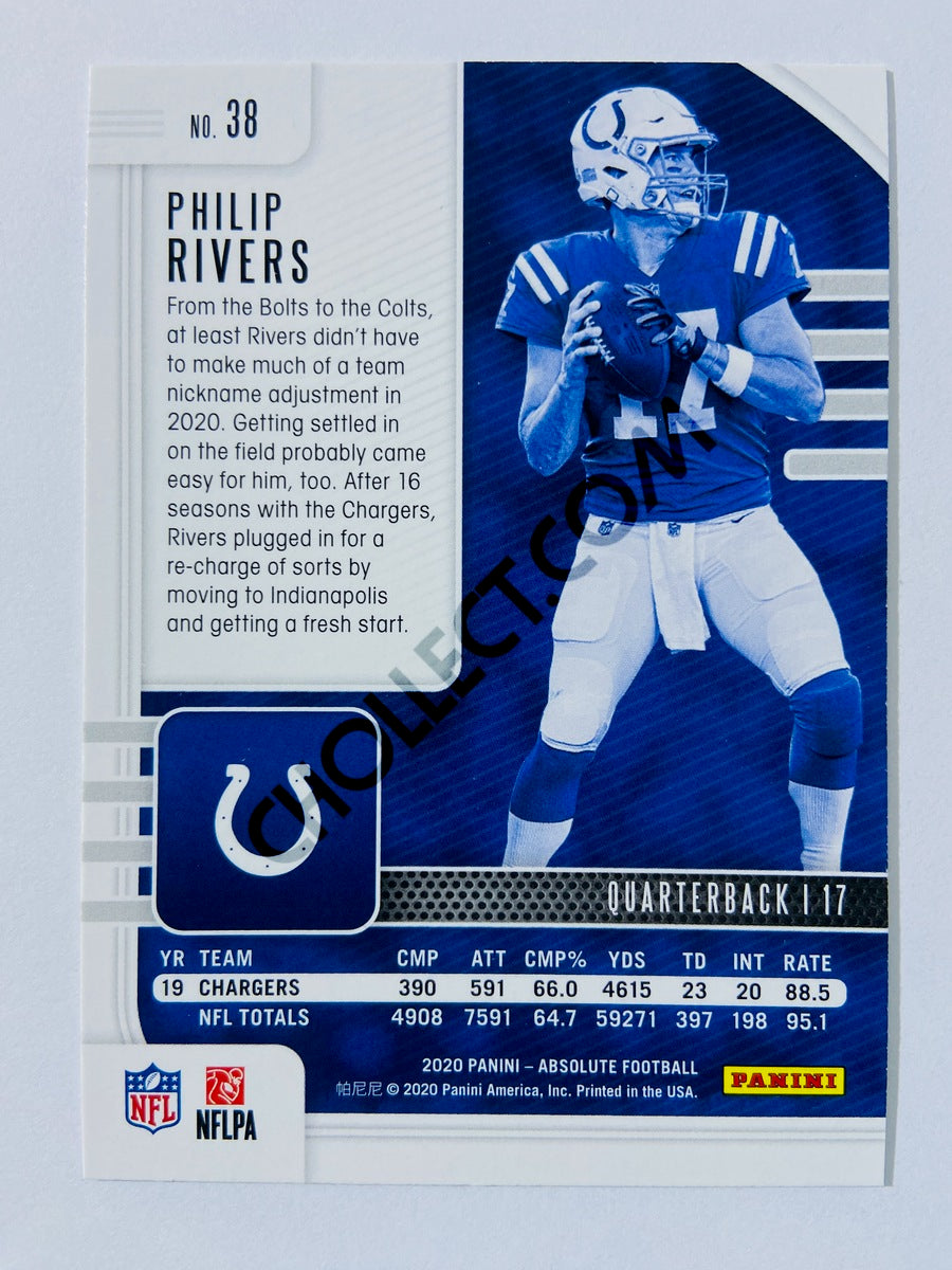 Philip Rivers - Indianapolis Colts 2020-21 Panini Absolute Football #38