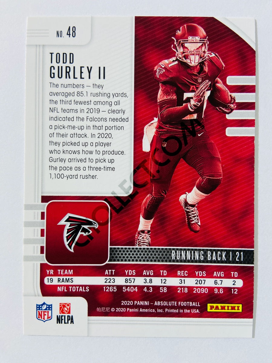 Todd Gurley II - Atlanta Falcons 2020-21 Panini Absolute Football #48