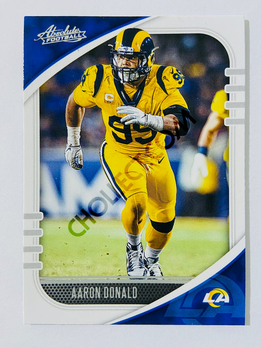 Aaron Donald - Los Angeles Rams 2020-21 Panini Absolute Football #61