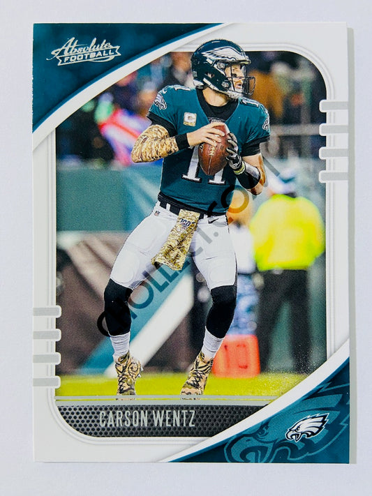 Carson Wentz - Philadelphia Eagles 2020-21 Panini Absolute Football #63