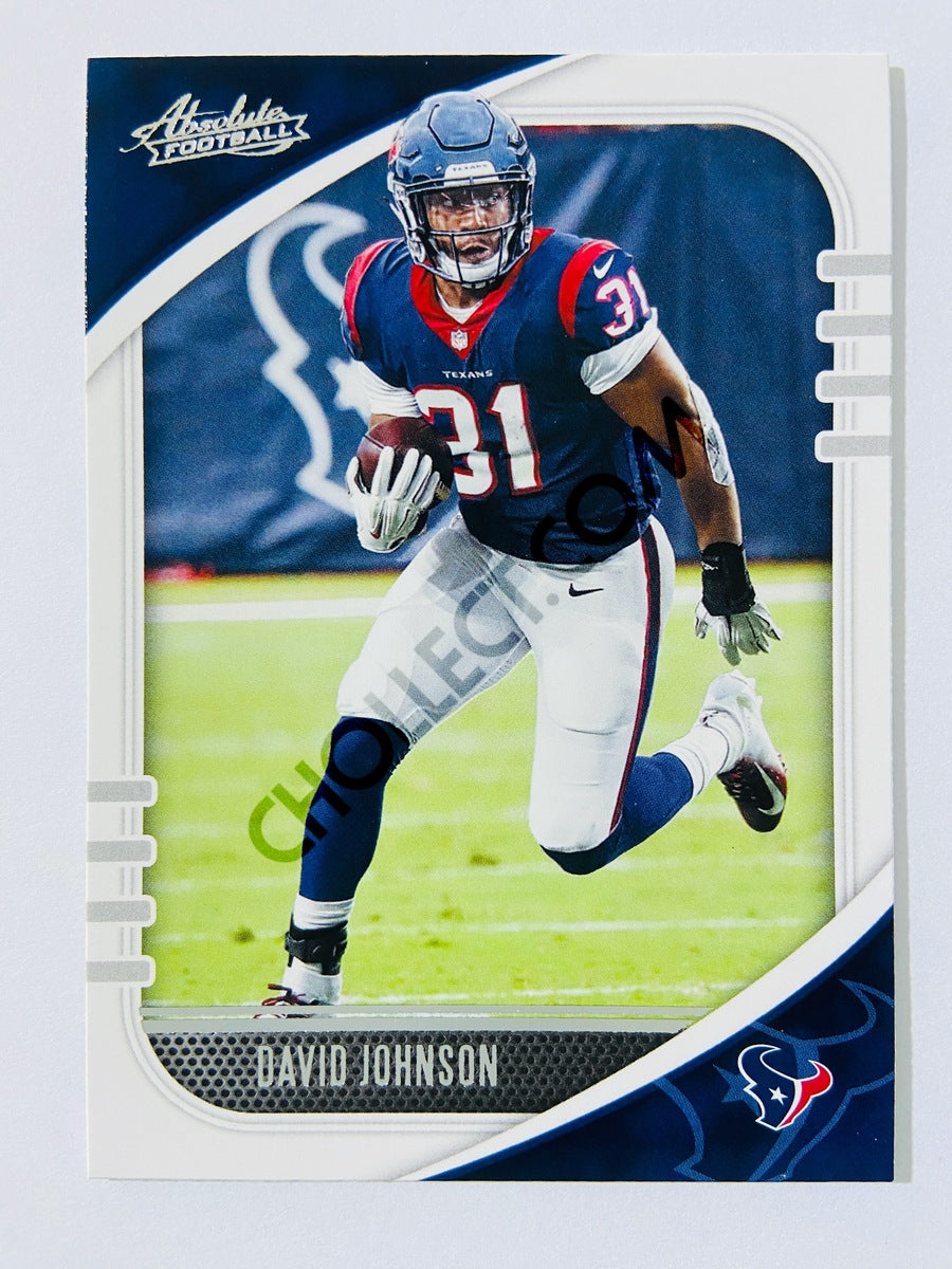 David Johnson - Houston Texans 2020-21 Panini Absolute Football #78