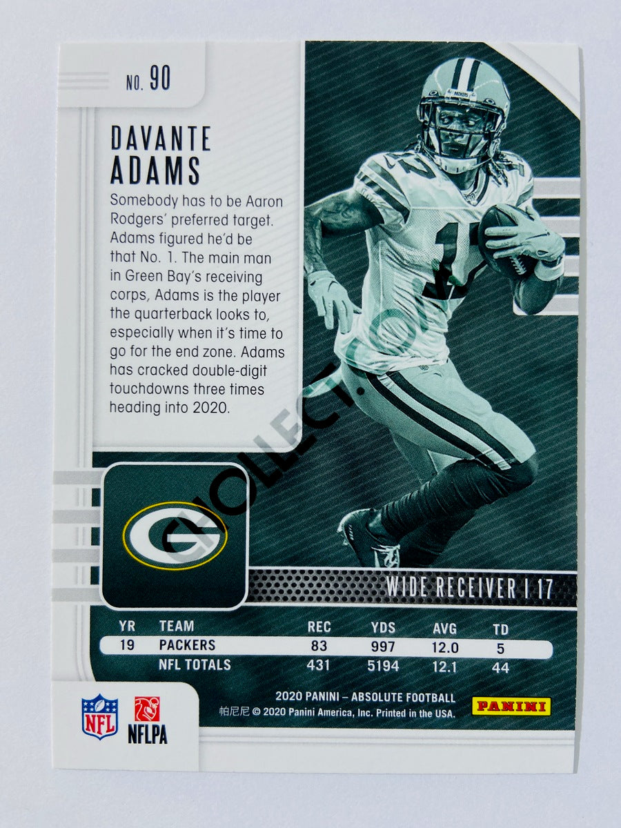 Davante Adams - Green Bay Packers 2020-21 Panini Absolute Football #90