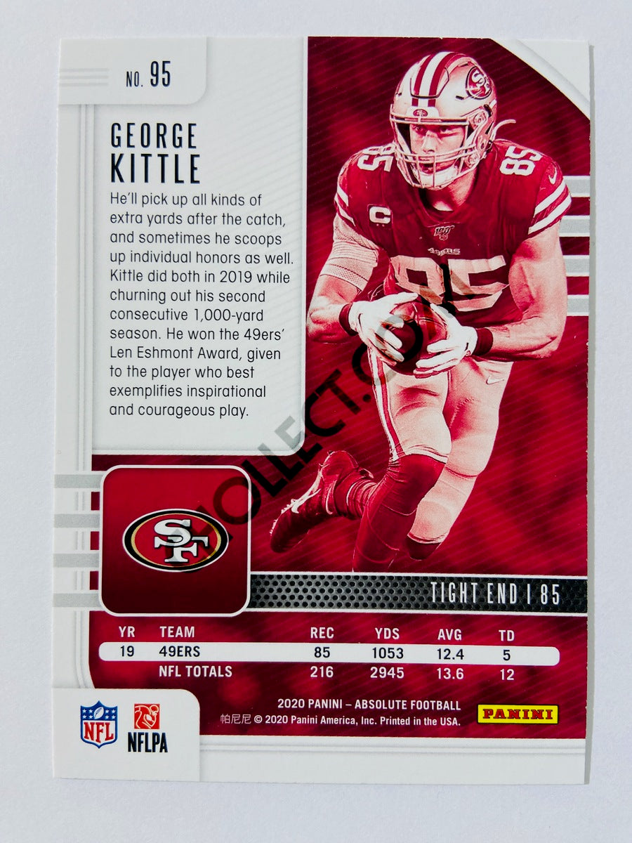 George Kittle - San Francisco 49ers 2020-21 Panini Absolute Football #95