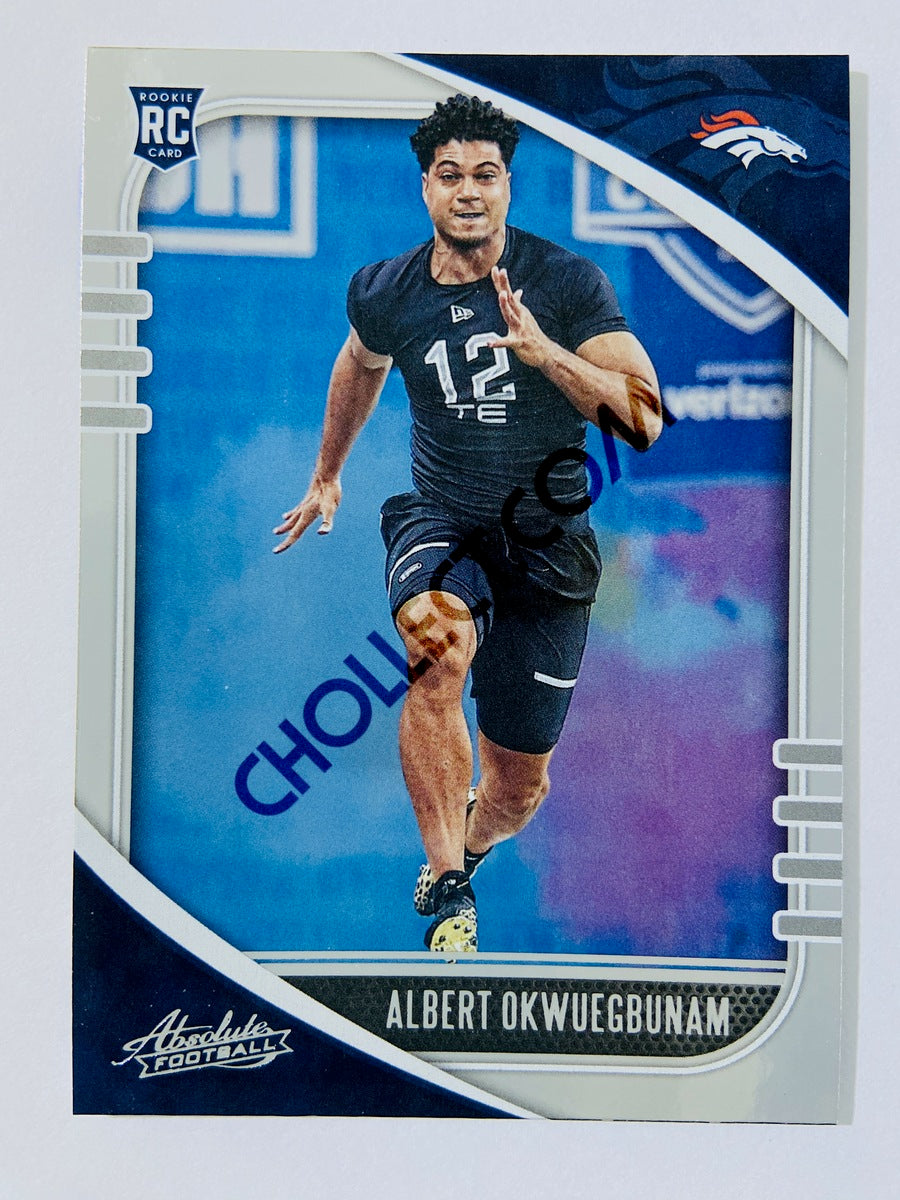 Albert Okwuegbunam - Denver Broncos 2020-21 Panini Absolute Football RC Rookie #104