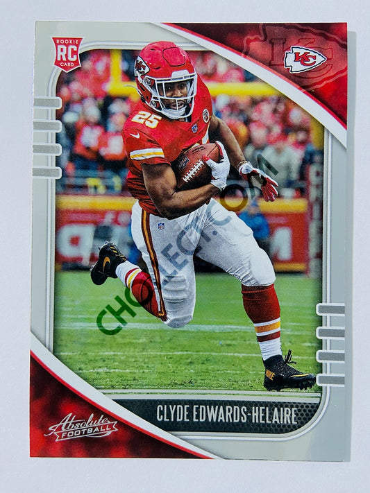 Clyde Edwards-Helaire - Kansas City Chiefs 2020-21 Panini Absolute Football RC Rookie #118