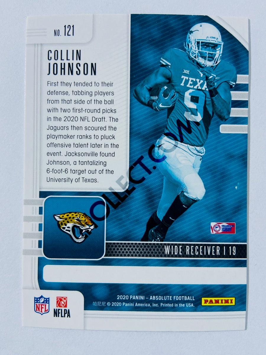 Collin Johnson - Jacksonville Jaguars 2020-21 Panini Absolute Football RC Rookie #121