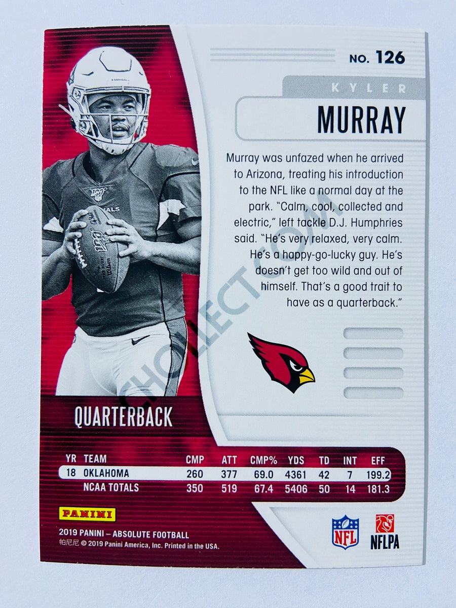 Kyler Murray - Arizona Cardinals 2019-20 Panini Absolute RC Rookie #126