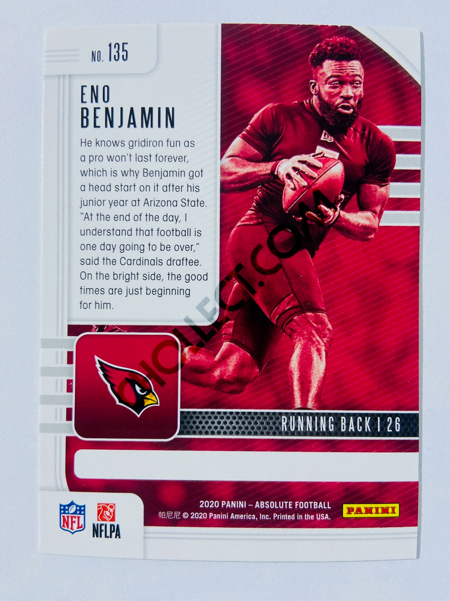 Eno Benjamin - Arizona Cardinals 2020-21 Panini Absolute Football RC Rookie #135