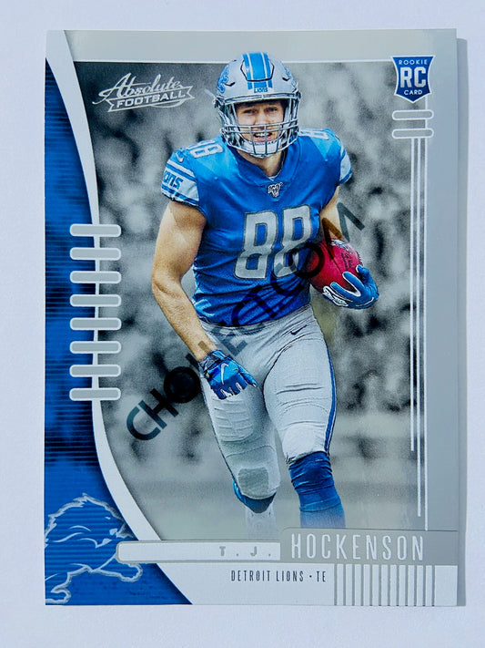 T.J. Hockenson - Detroit Lions 2019-20 Panini Absolute RC Rookie #137