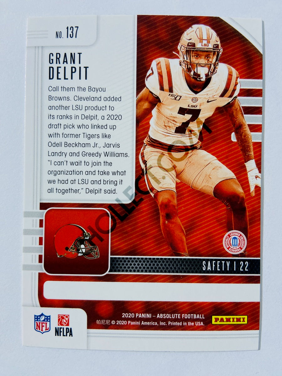 Grant Delpit - Cleveland Browns 2020-21 Panini Absolute Football RC Rookie #137