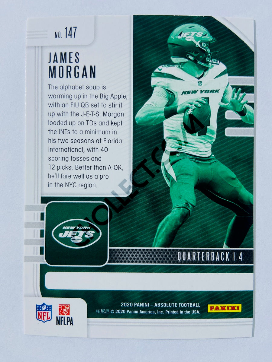 James Morgan - New York Jets 2020-21 Panini Absolute Football RC Rookie #147