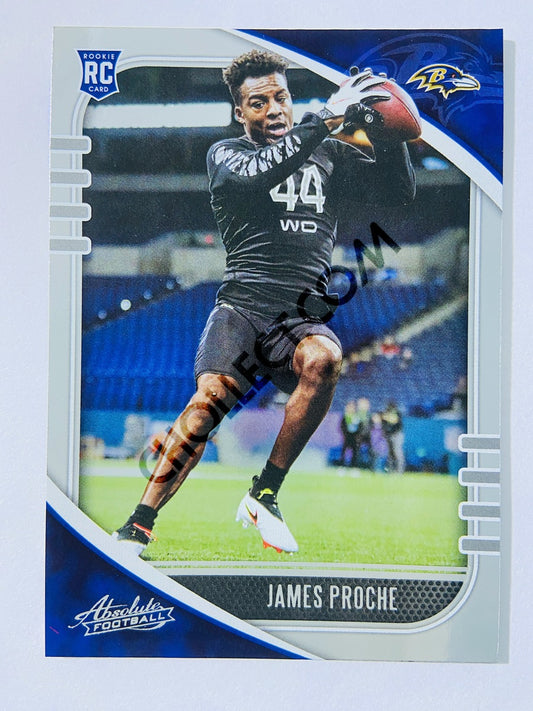 James Proche - Baltimore Ravens 2020-21 Panini Absolute Football RC Rookie #148