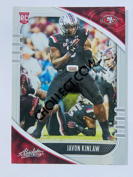 Javon Kinlaw - San Francisco 49ers 2020-21 Panini Absolute Football RC Rookie #152