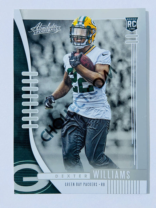 Dexter Williams - Green Bay Packers 2019-20 Panini Absolute RC Rookie #157