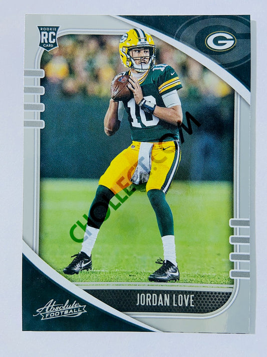 Jordan Love - Green Bay Packers 2020-21 Panini Absolute Football RC Rookie #162