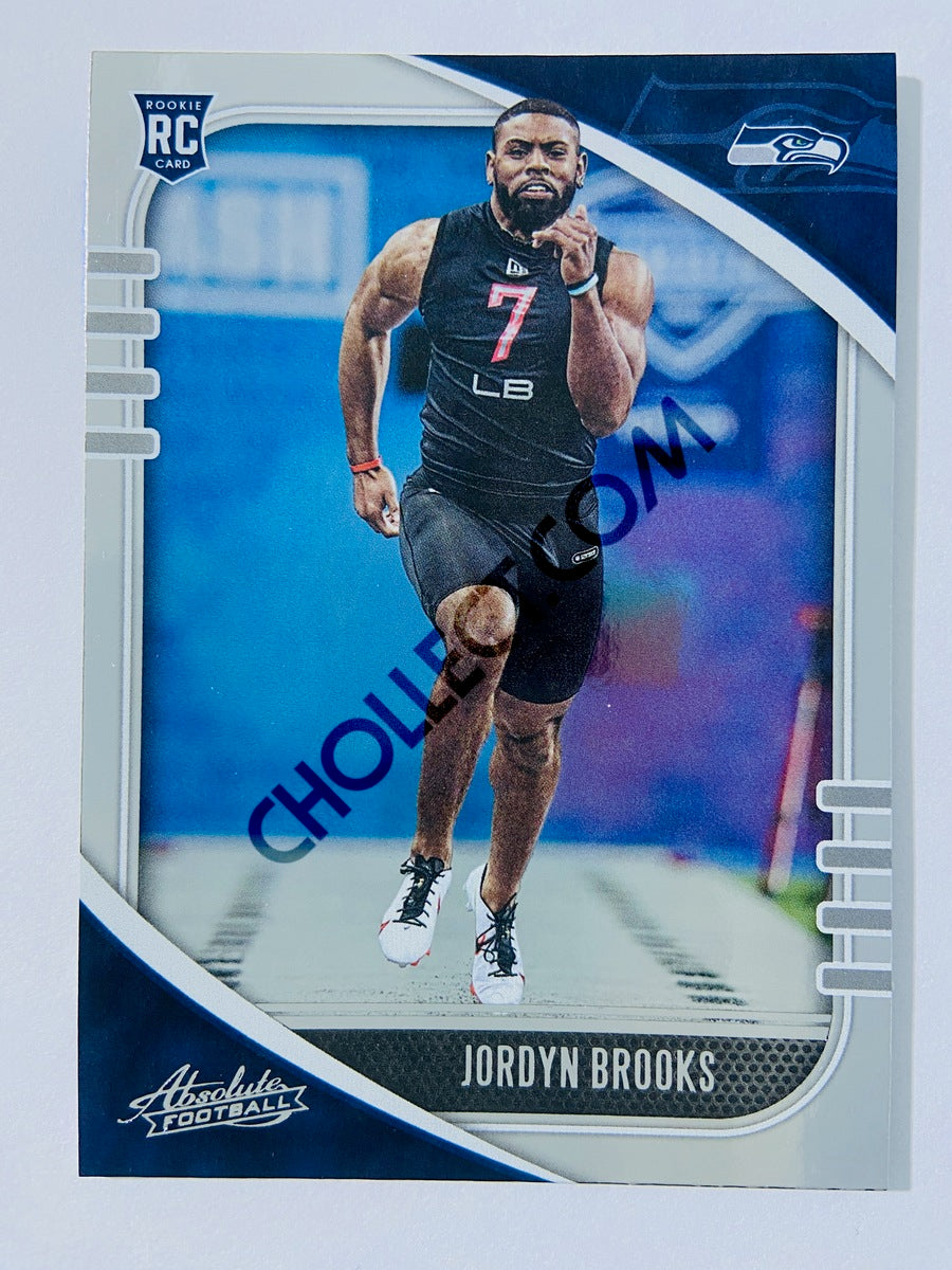 Jordyn Brooks - Seattle Seahawks 2020-21 Panini Absolute Football RC Rookie #163