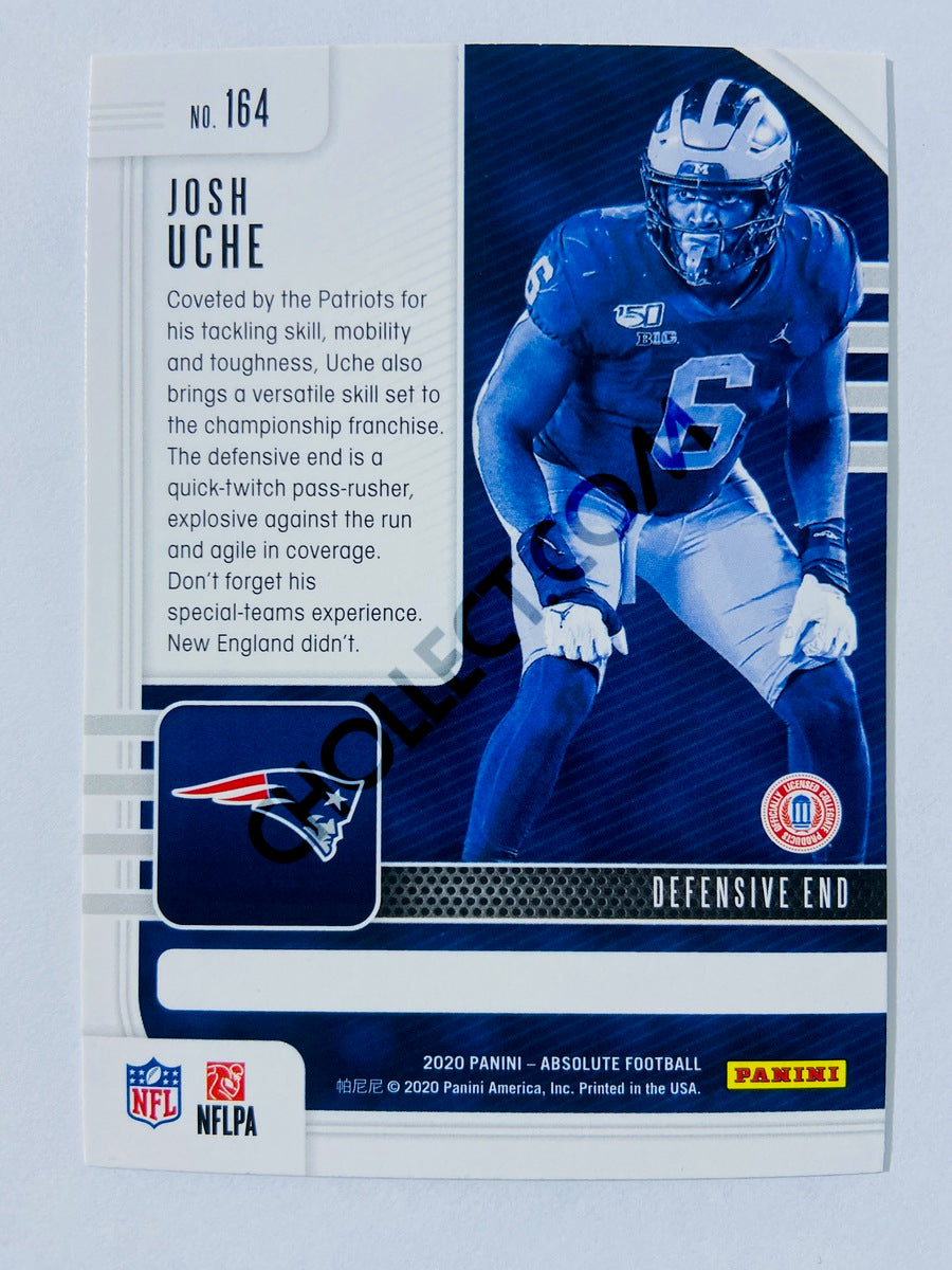 Josh Uche - New England Patriots 2020-21 Panini Absolute Football RC Rookie #164