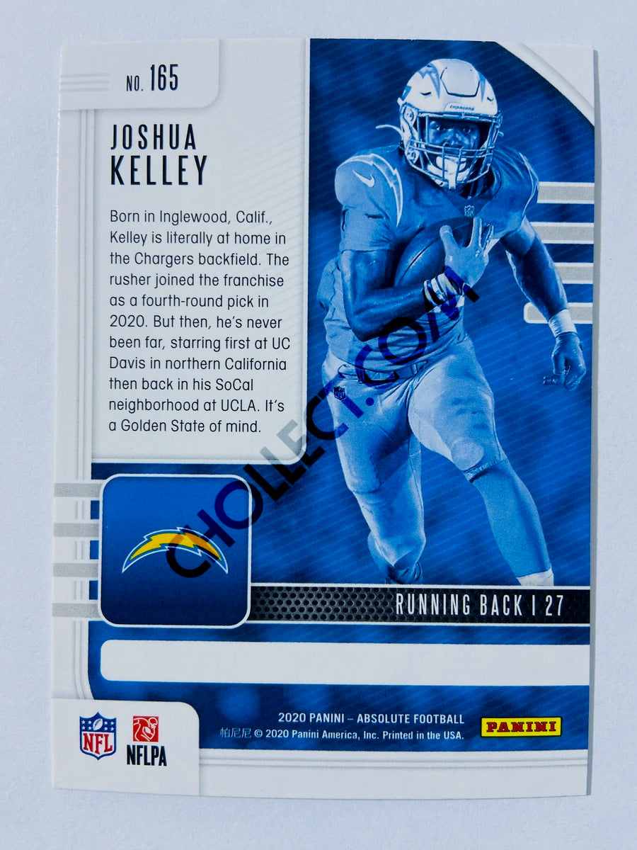 Joshua Kelley - Los Angeles Chargers 2020-21 Panini Absolute Football RC Rookie #165