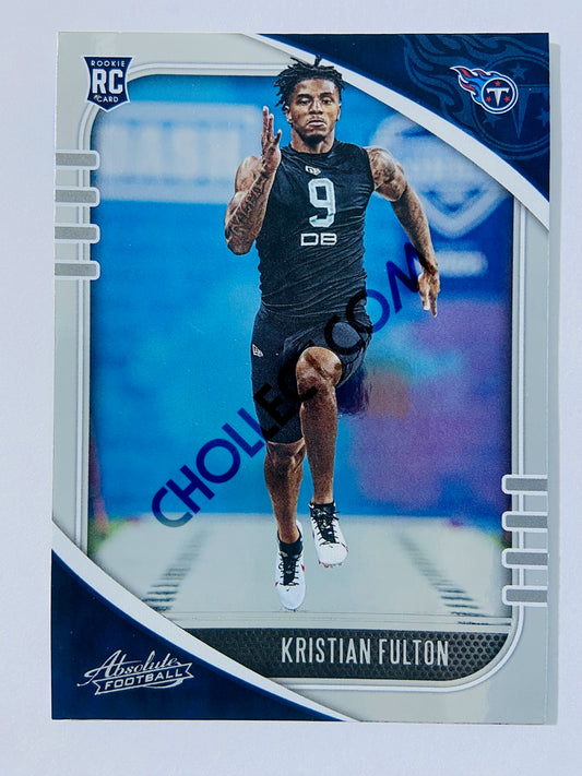 Kristian Fulton - Tennessee Titans 2020-21 Panini Absolute Football RC Rookie #174