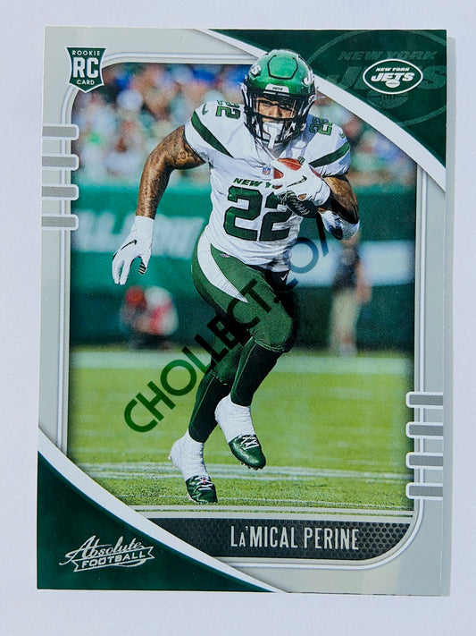 La'Mical Perine - New York Jets 2020-21 Panini Absolute Football RC Rookie #176