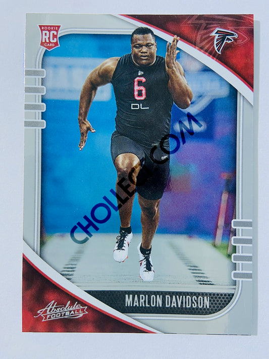 Marlon Davidson - Atlanta Falcons 2020-21 Panini Absolute Football RC Rookie #180