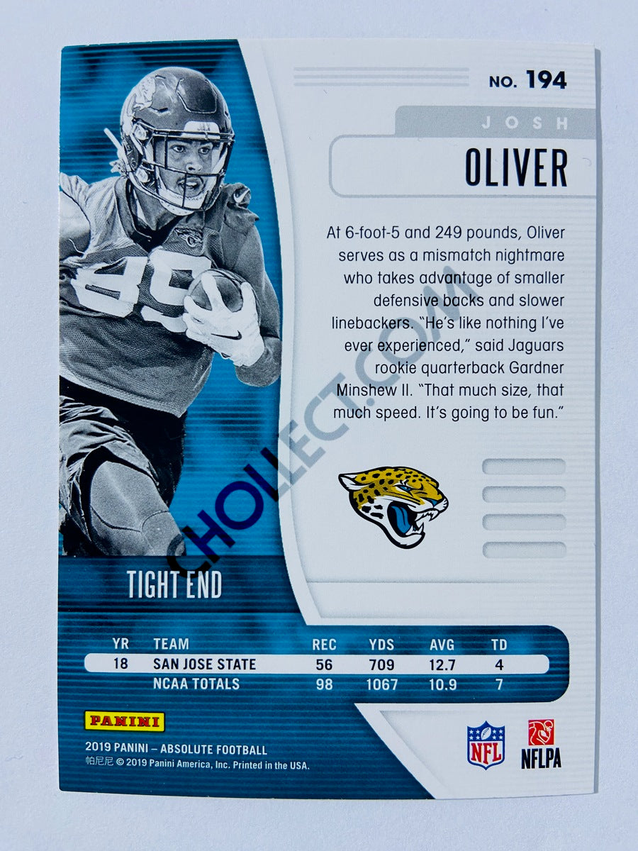 Josh Oliver - Jacksonville Jaguars 2019-20 Panini Absolute RC Rookie #194