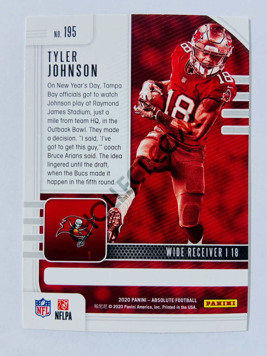 Tyler Johnson - Tampa Bay Buccaneers 2020-21 Panini Absolute Football RC Rookie #195