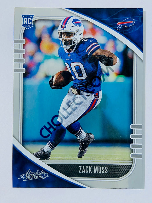 Zack Moss - Buffalo Bills 2020-21 Panini Absolute Football RC Rookie #200