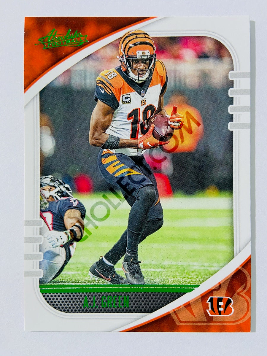 A.J. Green - Cincinnati Bengals 2020-21 Panini Absolute Football Green Parallel #1