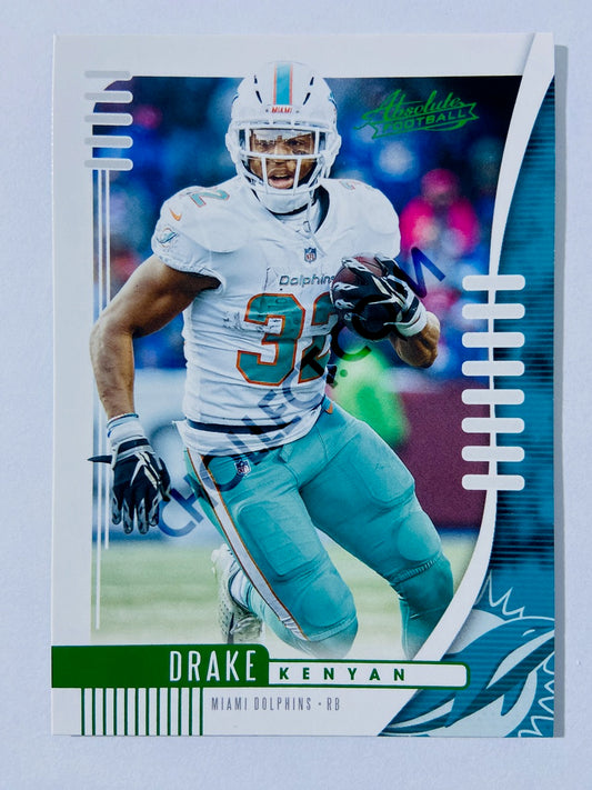 Kenyan Drake - Miami Dolphins 2019-20 Panini Absolute Green Parallel #5