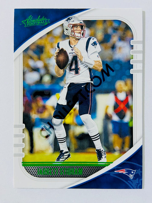 Jarrett Stidham - New England Patriots 2020-21 Panini Absolute Football Green Parallel #69