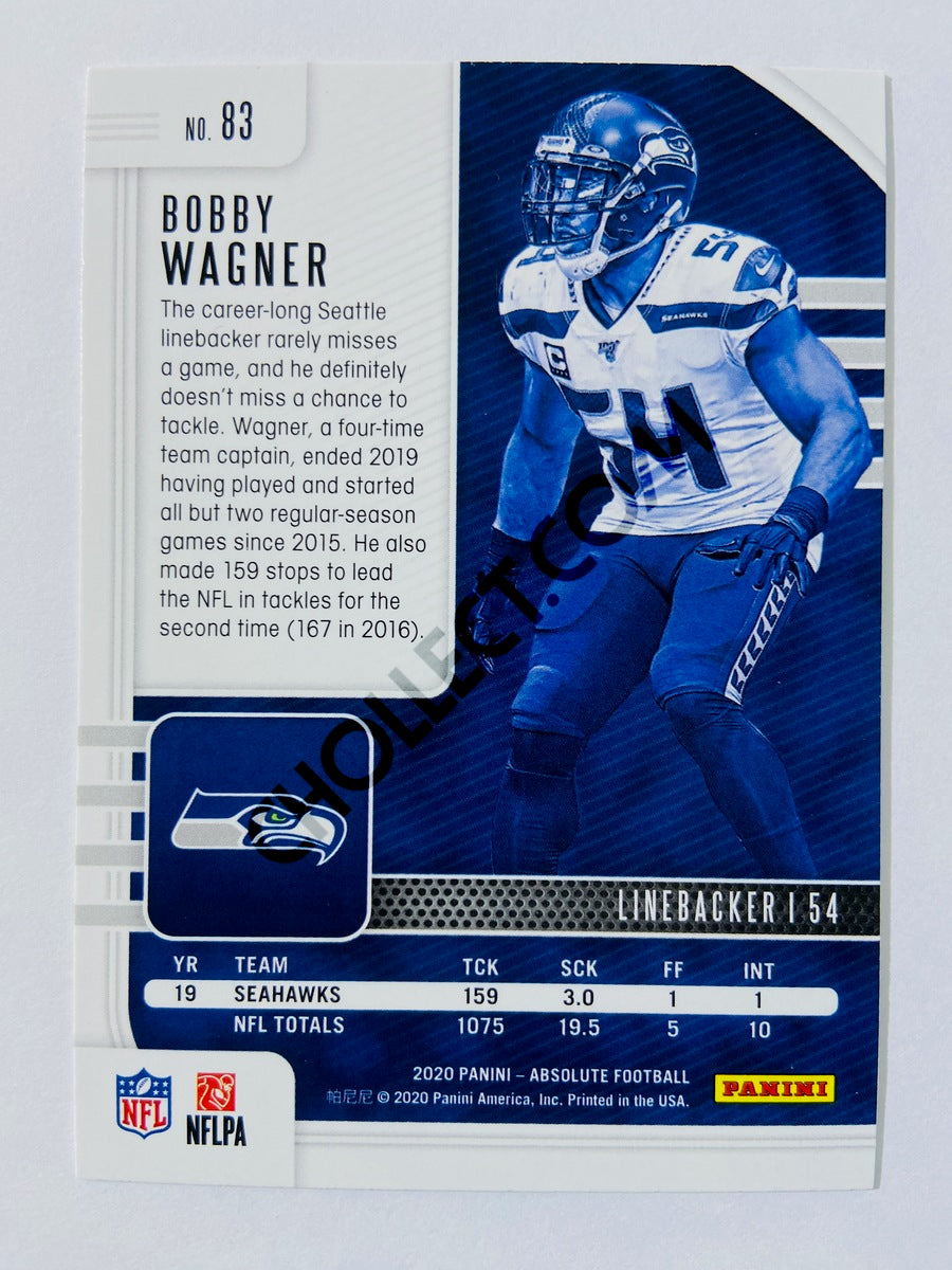 Bobby Wagner - Seattle Seahawks 2020-21 Panini Absolute Football Green Parallel #83