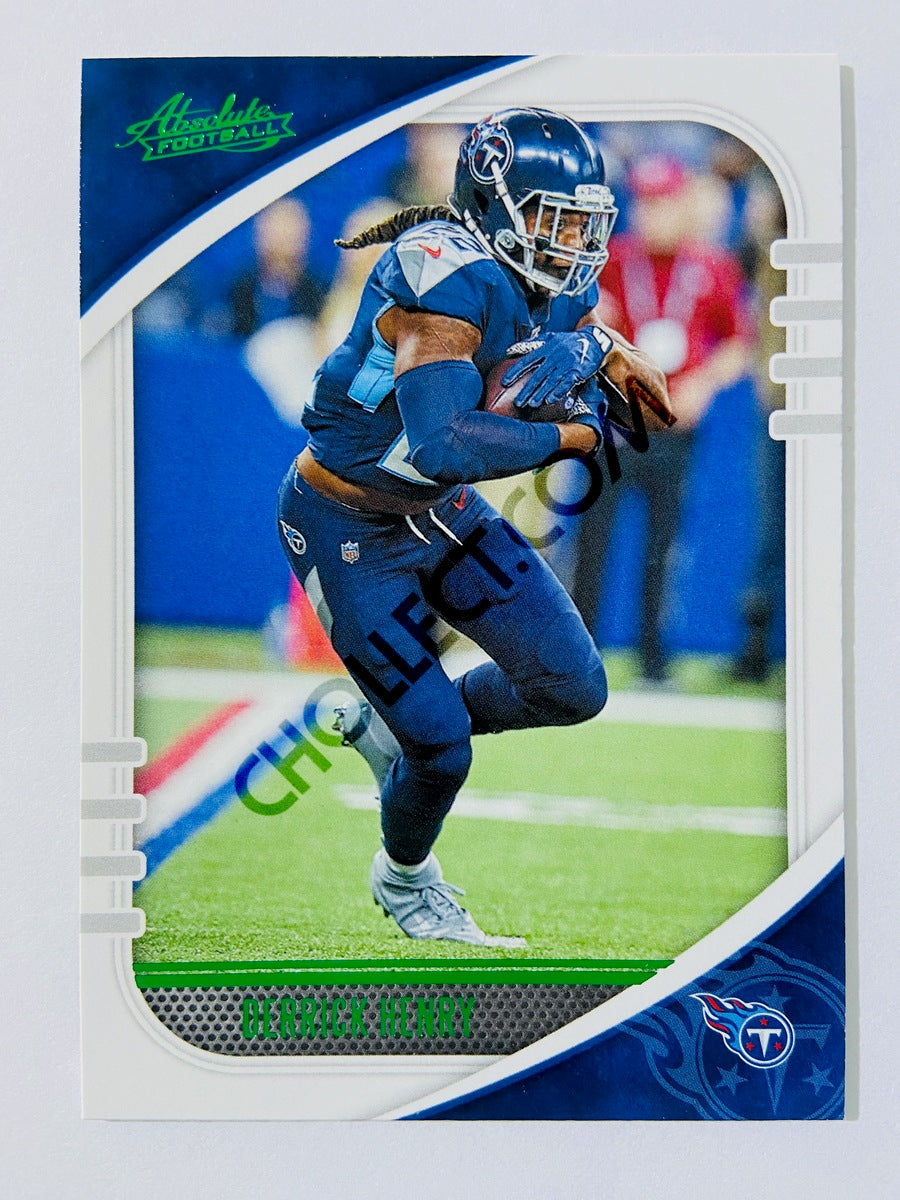 Derrick Henry - Tennessee Titans 2020-21 Panini Absolute Football Green Parallel #89