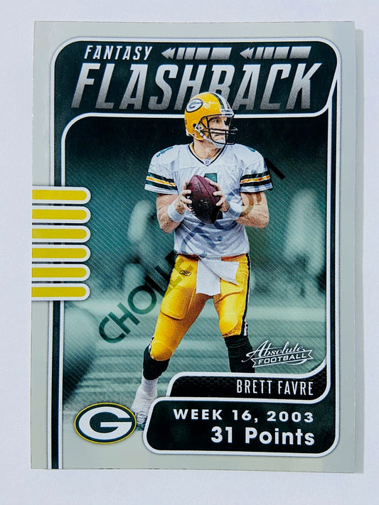 Brett Favre - Green Bay Packers 2020-21 Panini Absolute Football Fantasy Flashback #FF-BF