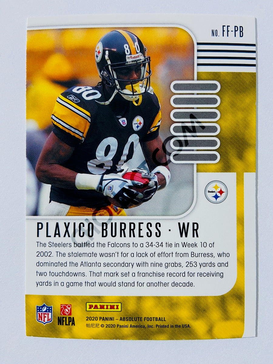 Plaxico Burress - Pittsburgh Steelers 2020-21 Panini Absolute Football Fantasy Flashback #FF-PB