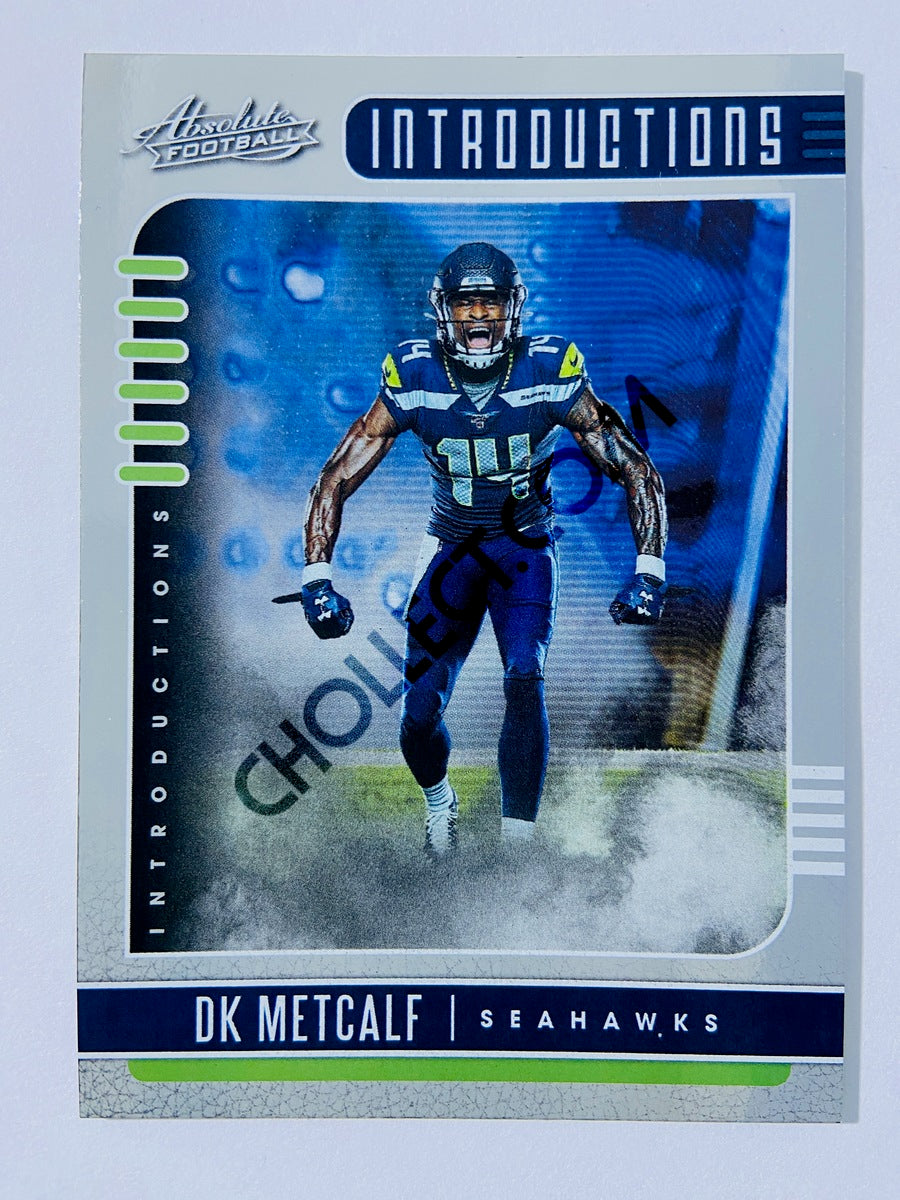 DK Metcalf - Seattle Seahawks 2019-20 Panini Absolute Introductions Insert #7