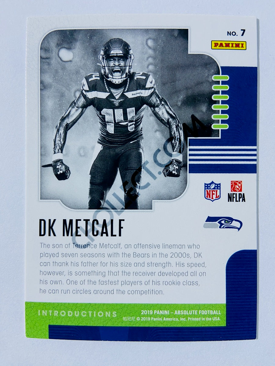 DK Metcalf - Seattle Seahawks 2019-20 Panini Absolute Introductions Insert #7