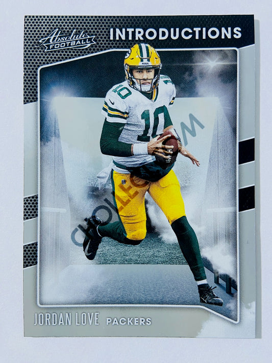 Jordan Love - Green Bay Packers 2020-21 Panini Absolute Football Introductions #I-JL