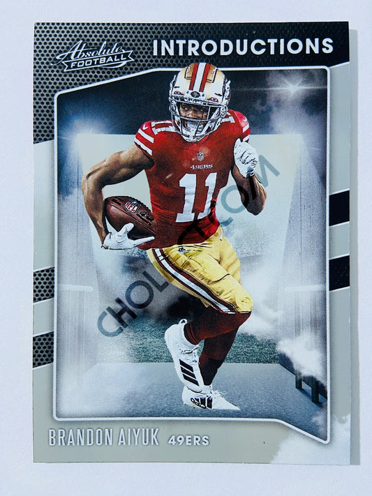 Brandon Aiyuk - San Francisco 49ers 2020-21 Panini Absolute Football Introductions #I-BA