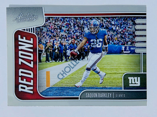 Saquon Barkley - New York Giants 2019-20 Panini Absolute Red Zone #4